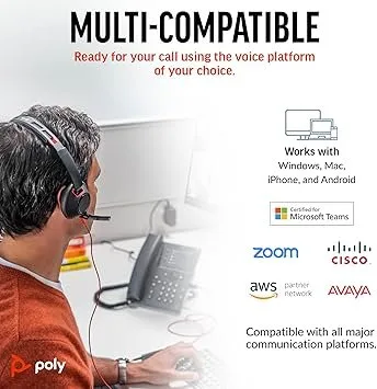 [Brand New] Poly Blackwire 5220 Wired Headset image indicator(3)