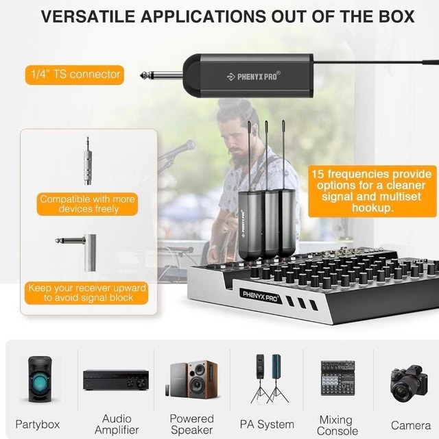 Phenyx Pro Wireless Microphone System PDP-1-1B - photo 5