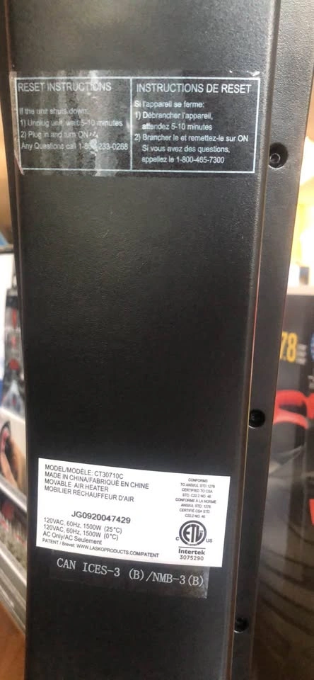 Lasko Elite Collection Ultra Ceramic Heater - photo 4