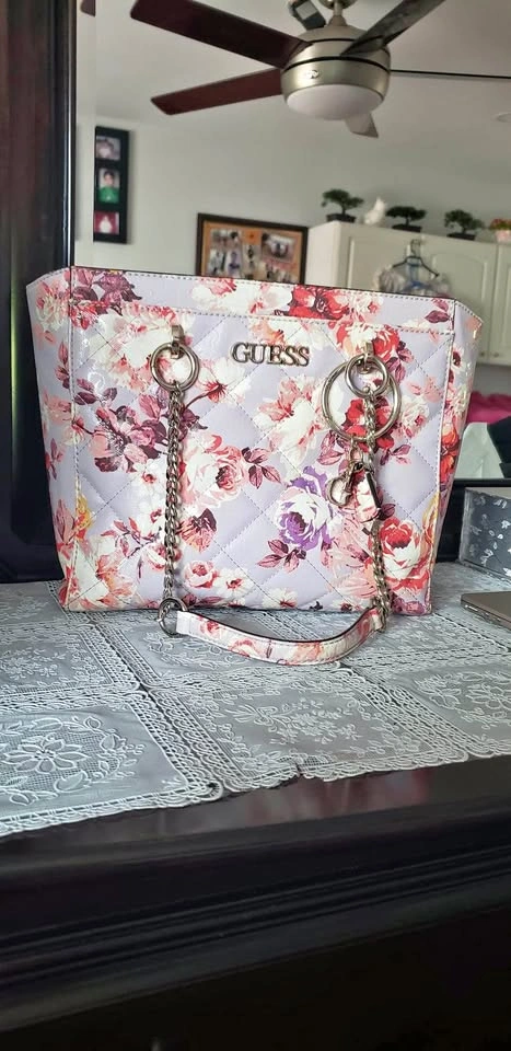 Guess Floral Shoulder/Tote Bag