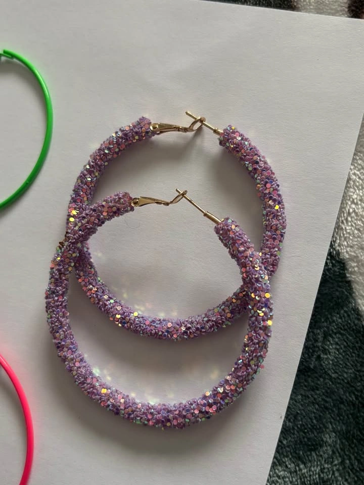 Colourful Hoop Earring Set of 5 - photo 3