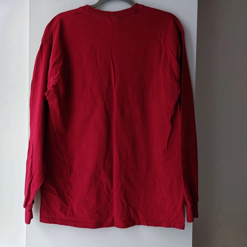 Ugly Christmas Red Long Sleeve Shirt Cats Long-Sleeve Tee Graphi - photo 4