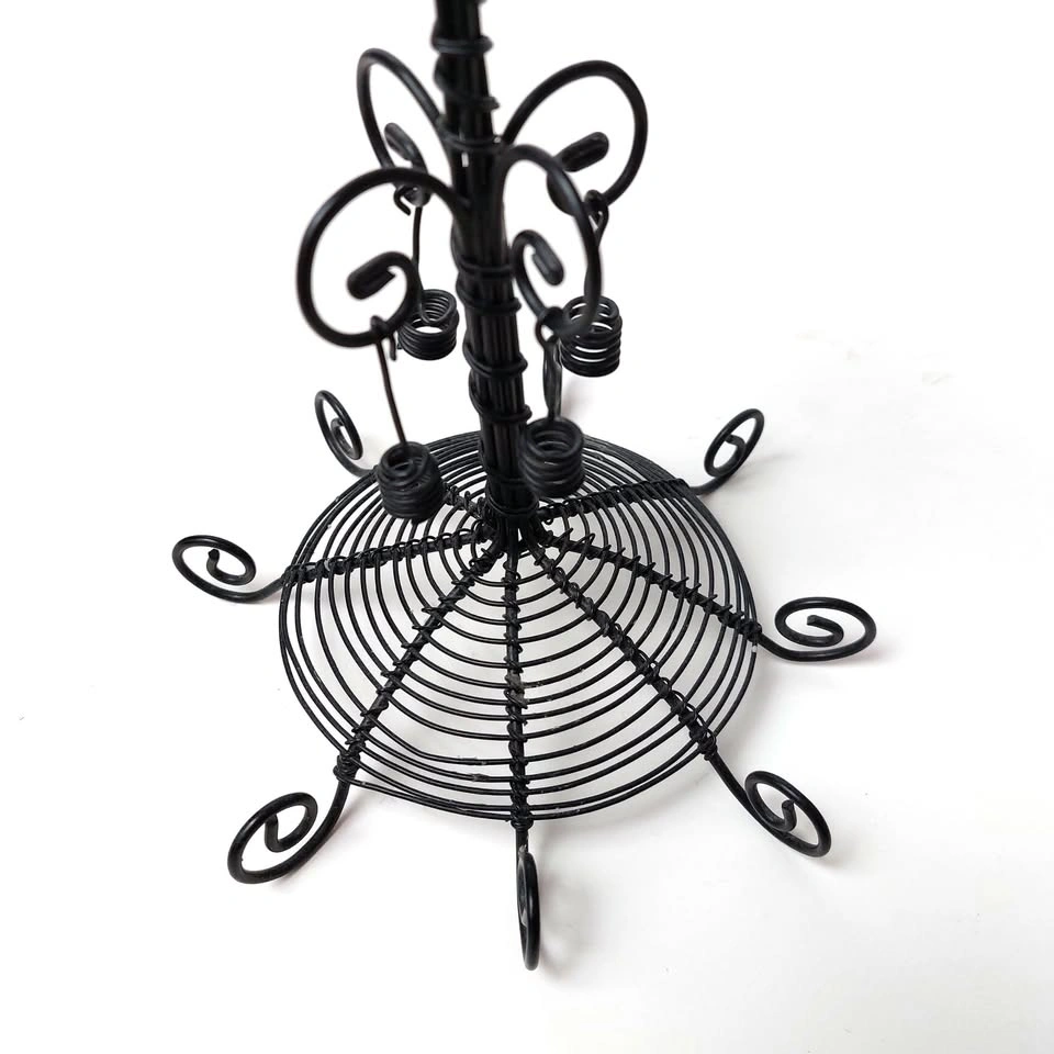 Vintage IKEA Black Metal Candle Holder Stand (Scrollwork) - photo 3