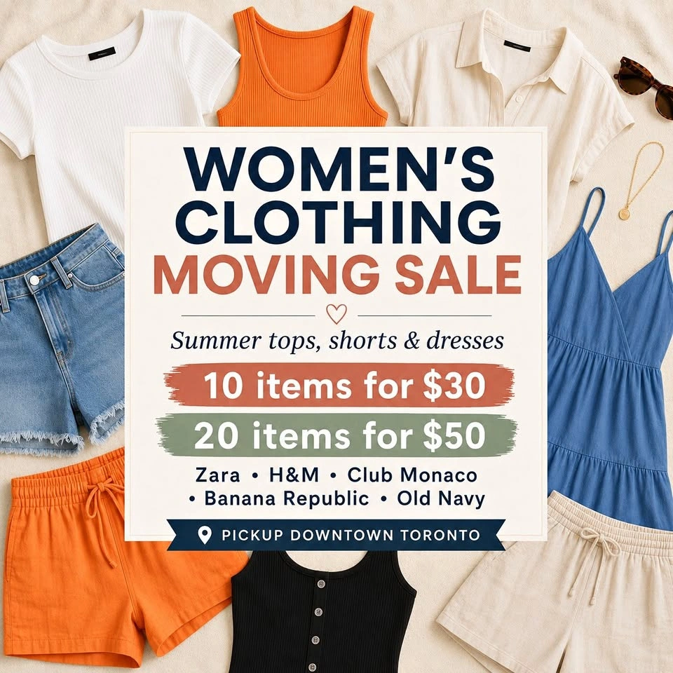 Women's Clothing $3 Each / Bundle Deals