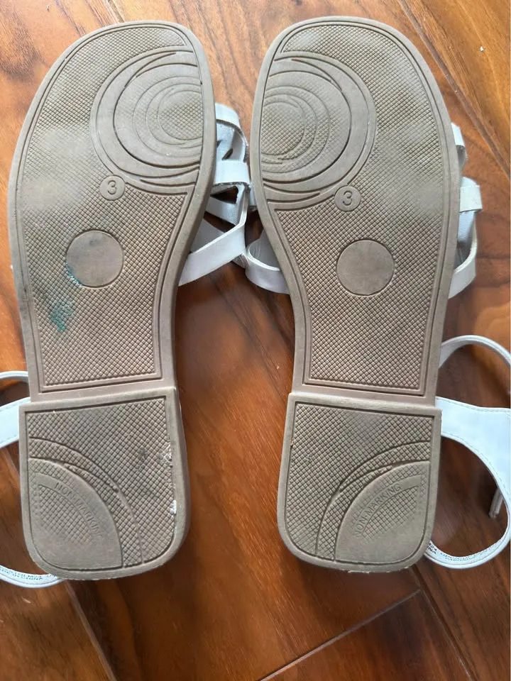 Girls White Butterfly Sandals image indicator(3)