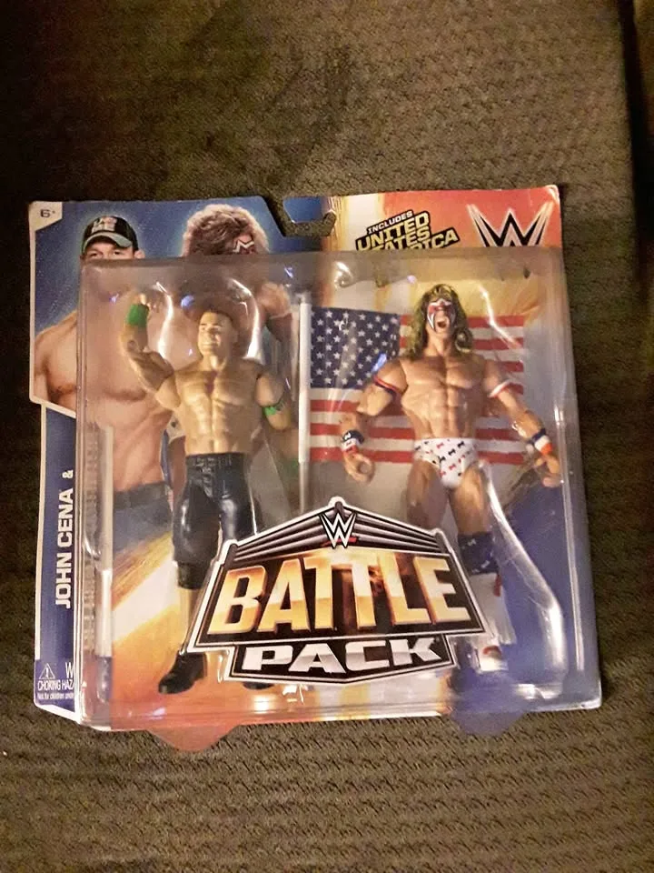 WWE Ultimate Warrior & John Cena BattlePack series #31 - MOC thumbnail