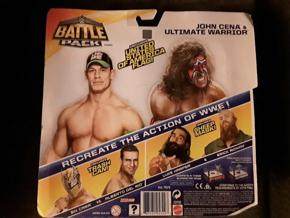 WWE Ultimate Warrior & John Cena BattlePack series #31 - MOC image indicator(2)