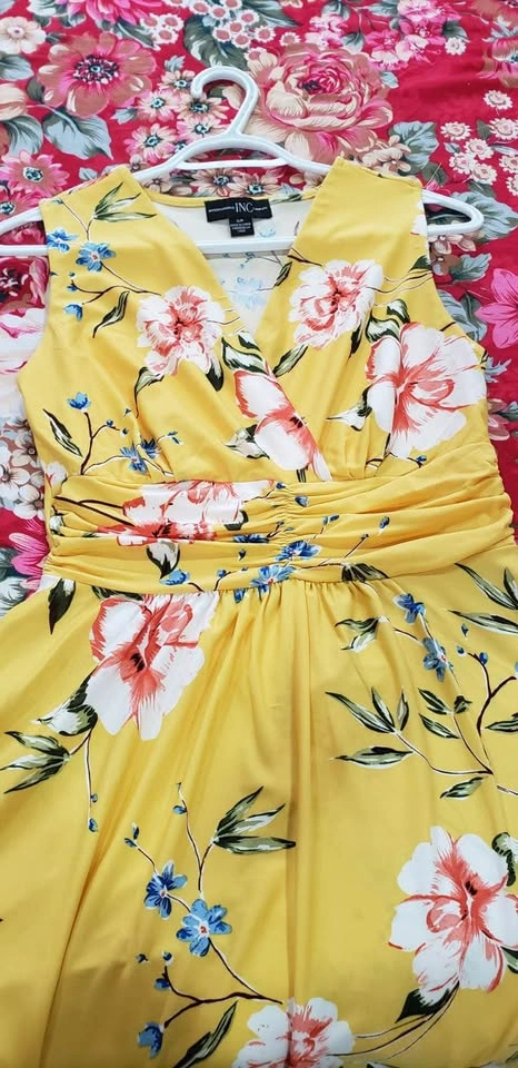 Cute Yellow Floral Maxi Summer Dress - photo 3