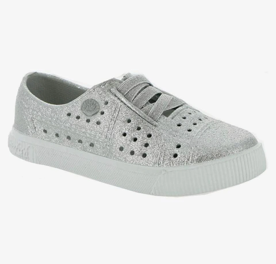 Kids Girls Blowfish Malibu Water Shoes Size K3 Silver Metallic
