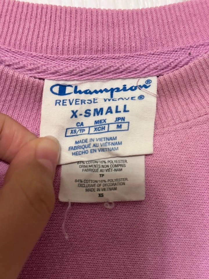 Champion Pink Reverse Wave Sweatshirt Size XS - photo 2