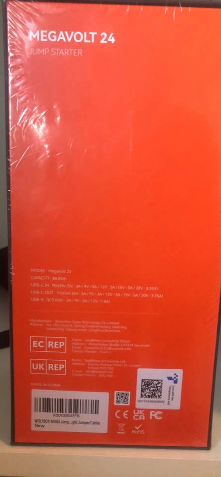 WOLFBOX MegaVolt 24 4000A Jump Starter - photo 2