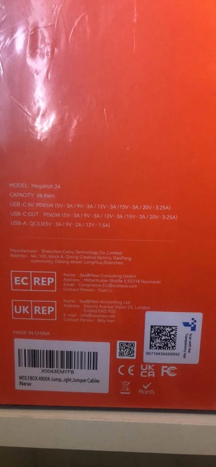 WOLFBOX MegaVolt 24 4000A Jump Starter - photo 3