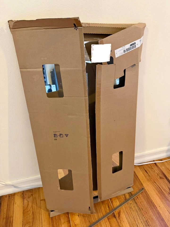 Brand new IKEA AULI PAX mirror glass panels 39 3/8x92 7/8"