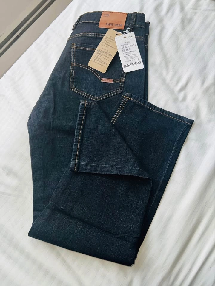 Men’s Jeans Size 33–34 – Brand New Cotton Blend Slim Fit Pants - photo 2