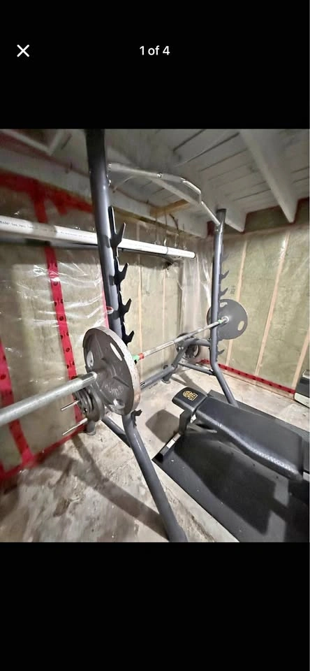 Sturdy Squat Rack with Pull-Up Bar - Approx 7'6"