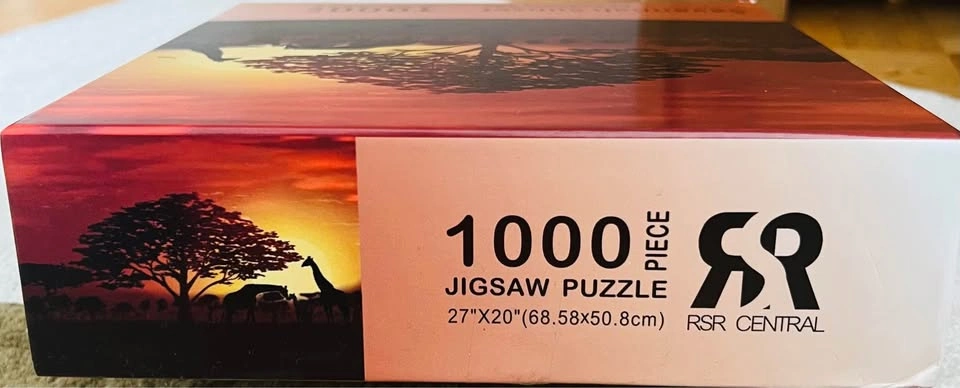 Brand New 1000 pcs Puzzle – Savannah Sunset – Never Used - photo 2