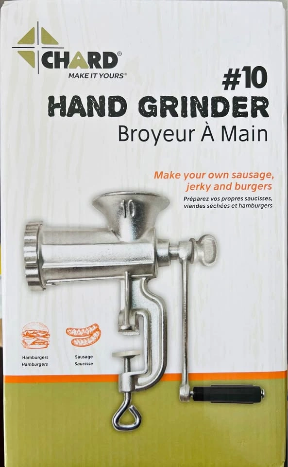 Hand Meat Grinder – Make Sausage, Jerky & Burgers