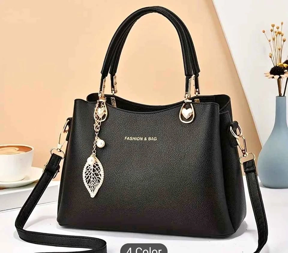 Brand new stylish black color hand bag for women gift( firm pric