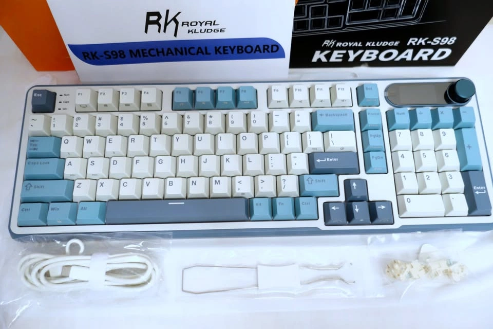 New ROYAL KLUDGE S98 Wireless Mechanical Keyboard w/ Display - photo 2