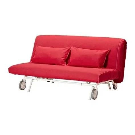 Ikea Lovas Sofa Bed Cover - Red