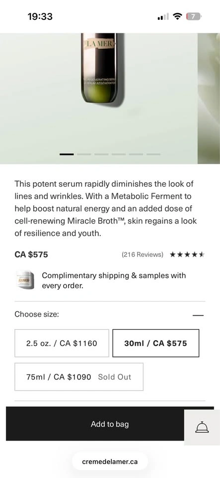 La Mer Regenerating Serum Samples 30ml (Full Size) - photo 5