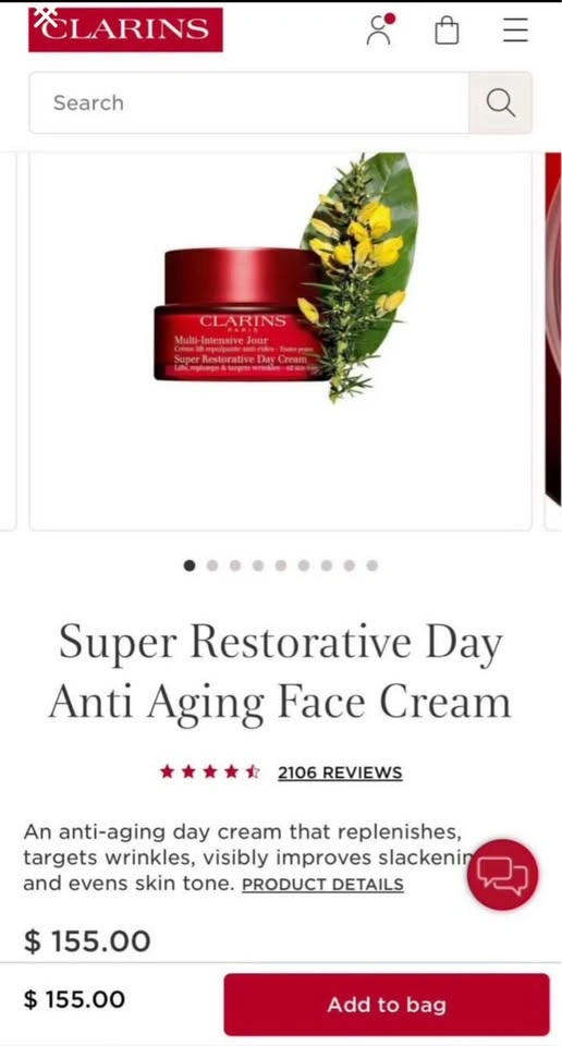 Clarins Super Restorative Face Cream Set (Day & Night) - photo 5