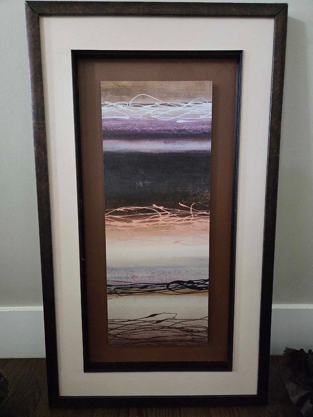 Designer Decor Set: Abstract Art & Pier 1 Pillows - photo 3
