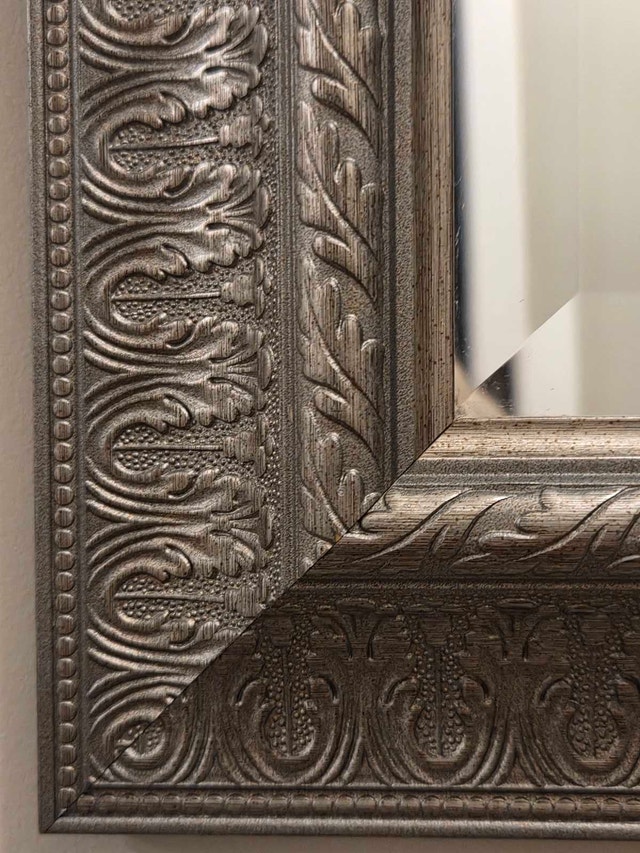 Amanti Art "Sydney Silver" Mirror