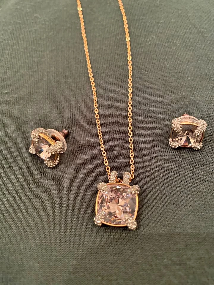 Swarovski Set (Necklace & Earrings)