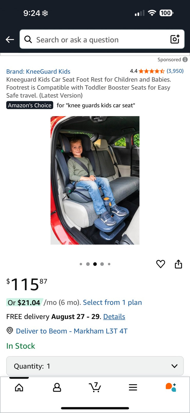 kids kneeguard car foot rest for sale
