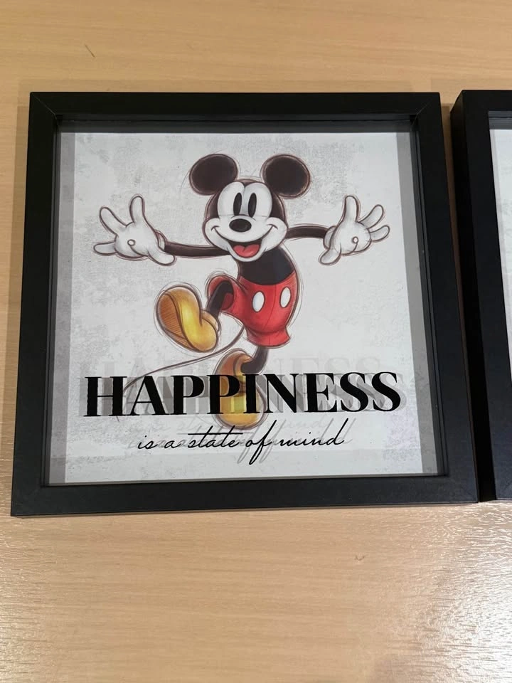 Disney Mickey & Minnie Mouse Framed Wall Art Set - photo 2