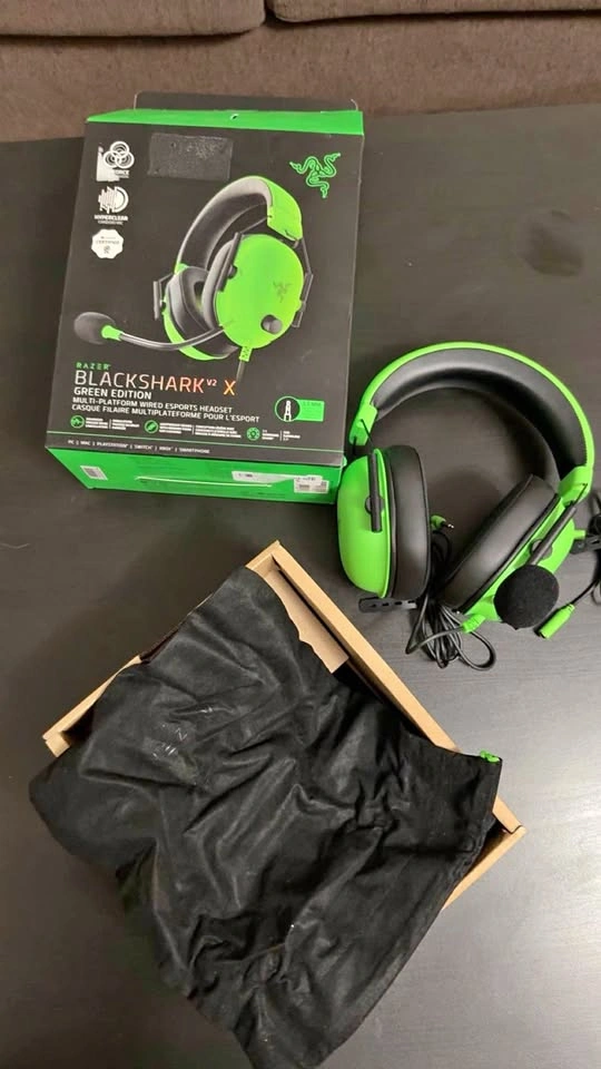 Razer BlackShark V2 X Green Edition Gaming Headset