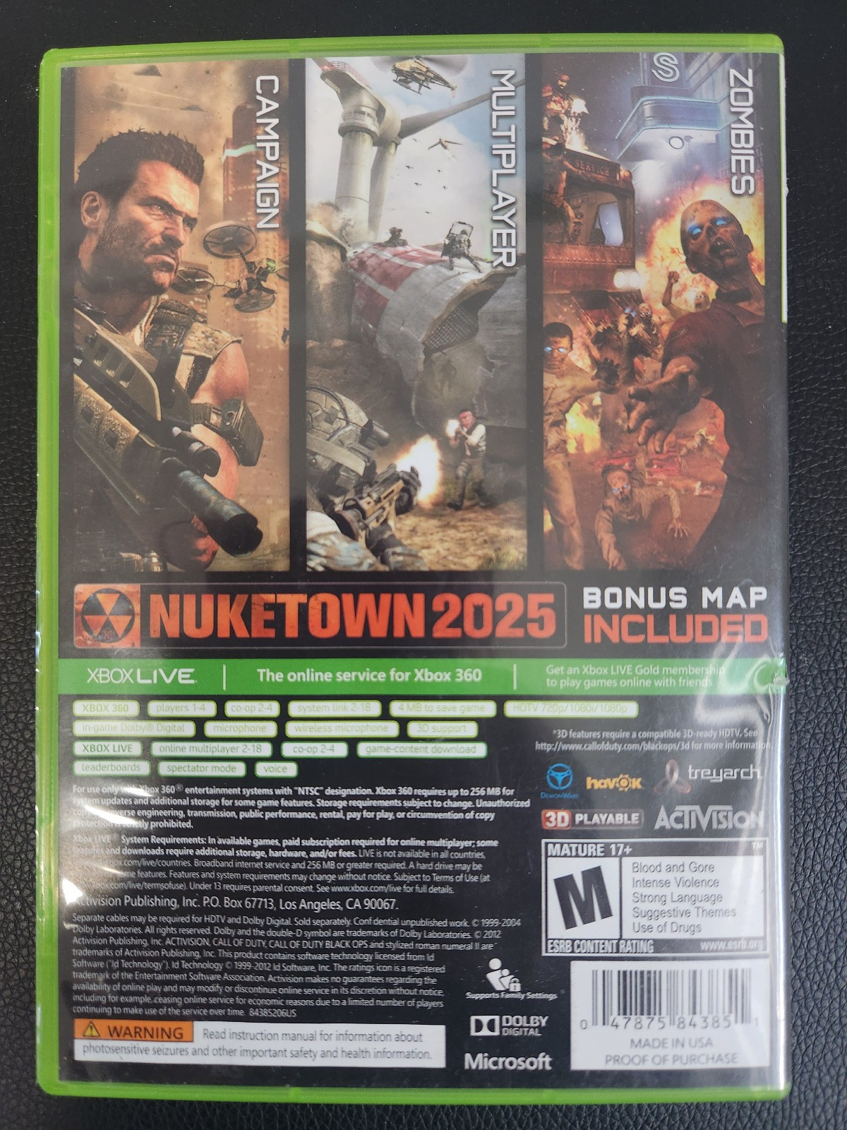 Call of Duty: Black Ops II (Xbox 360, 2012) - No Manual - photo 2
