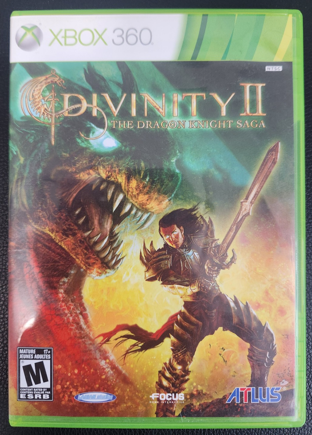 Divinity II: Dragon Knight Saga (Xbox 360, 2011) CIB + Soundtrac