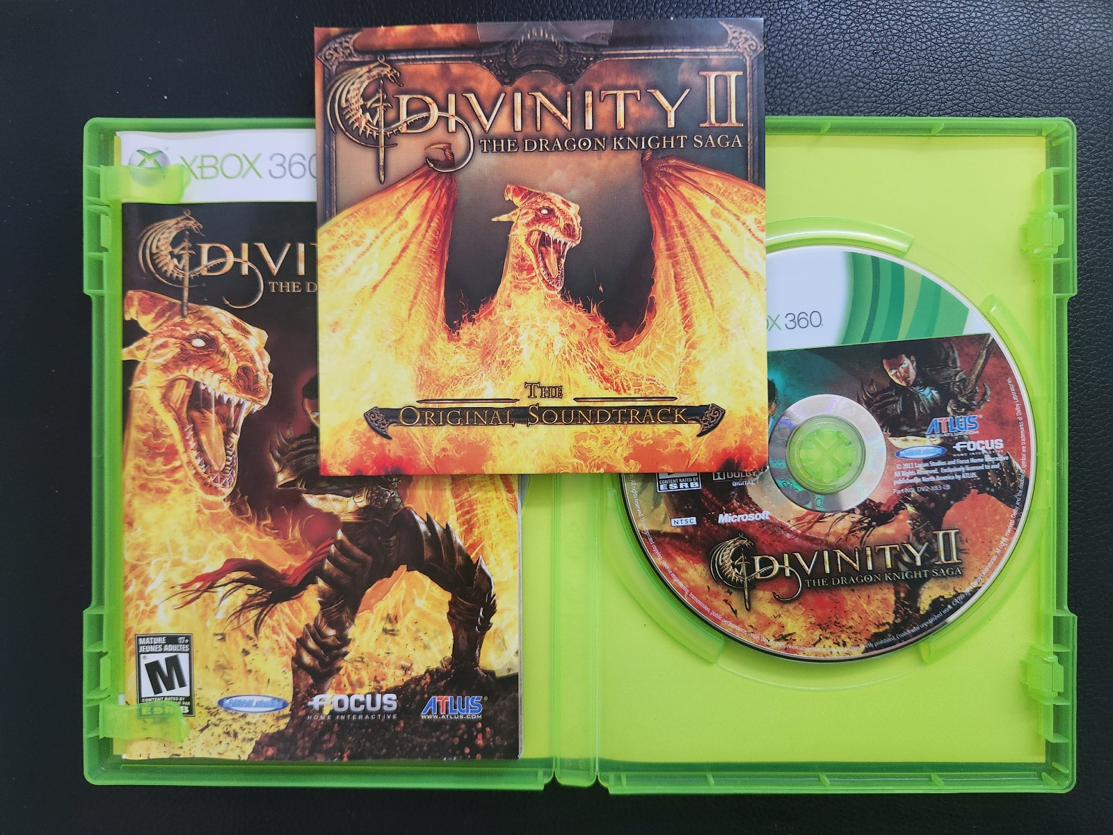 Divinity II: Dragon Knight Saga (Xbox 360, 2011) CIB + Soundtrac - photo 3
