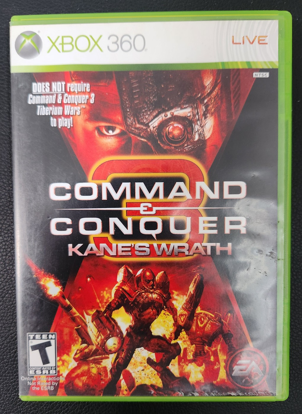 Xbox 360 Command & Conquer 3 Kane's Wrath Complete CIB Excellent