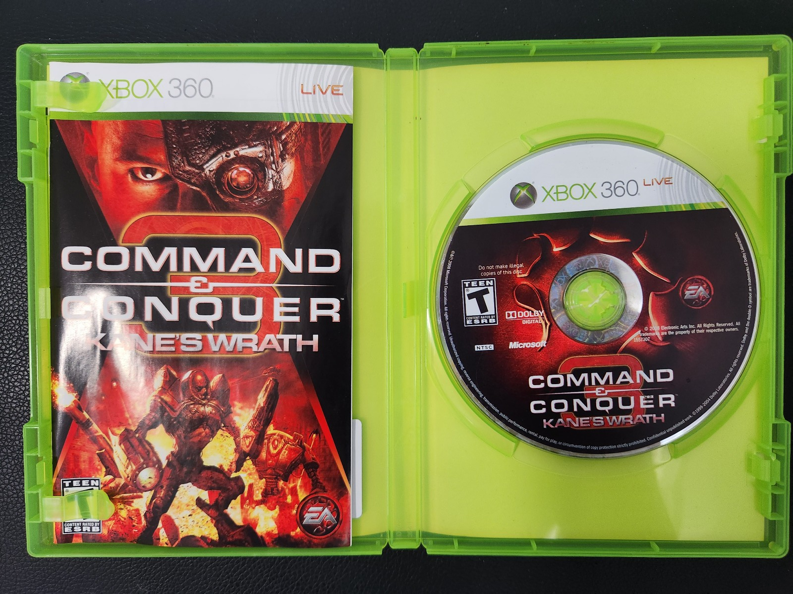 Xbox 360 Command & Conquer 3 Kane's Wrath Complete CIB Excellent - photo 3