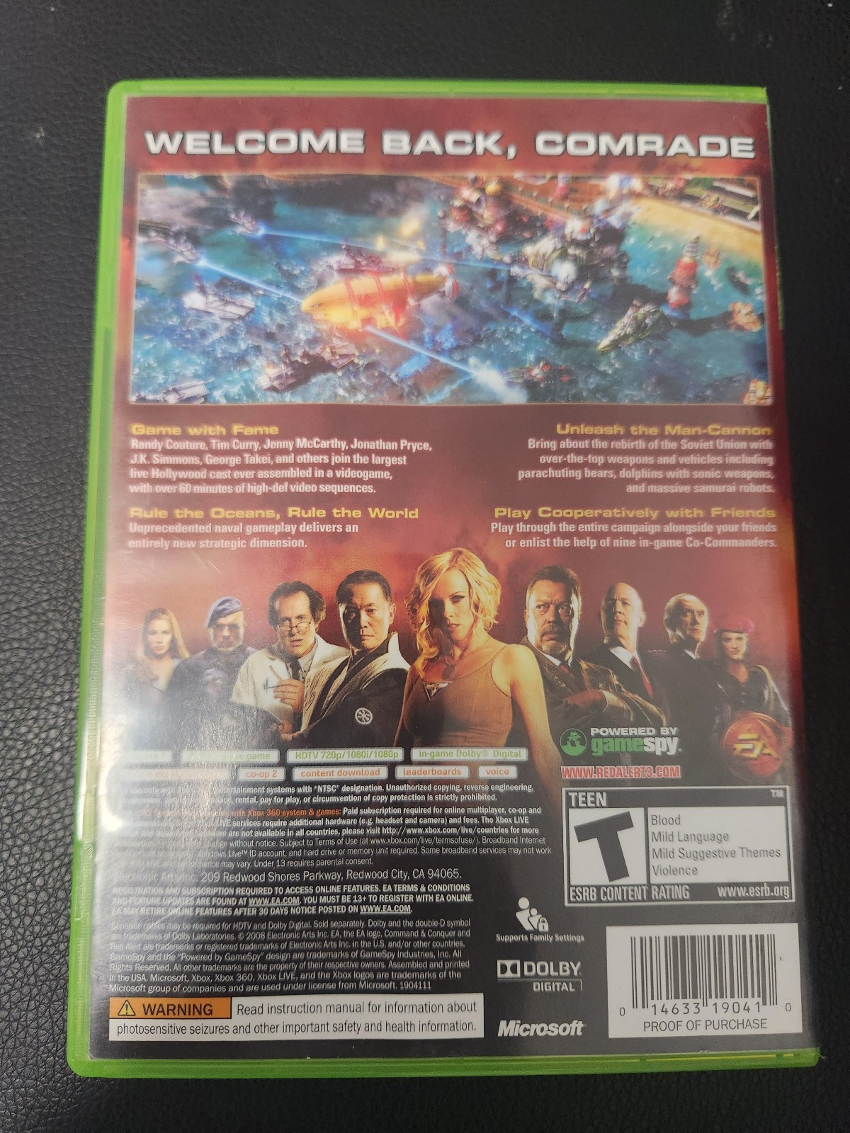 Command & Conquer: Red Alert 3 Xbox 360 Complete CIB Tested - photo 3