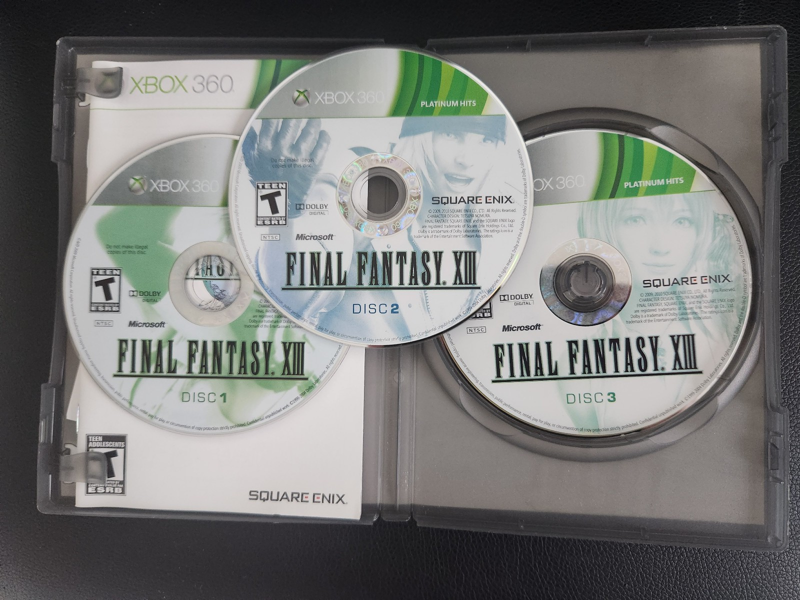 Final Fantasy XIII Xbox 360 (2010) Complete 3 Disc Set w/ Manual - photo 4