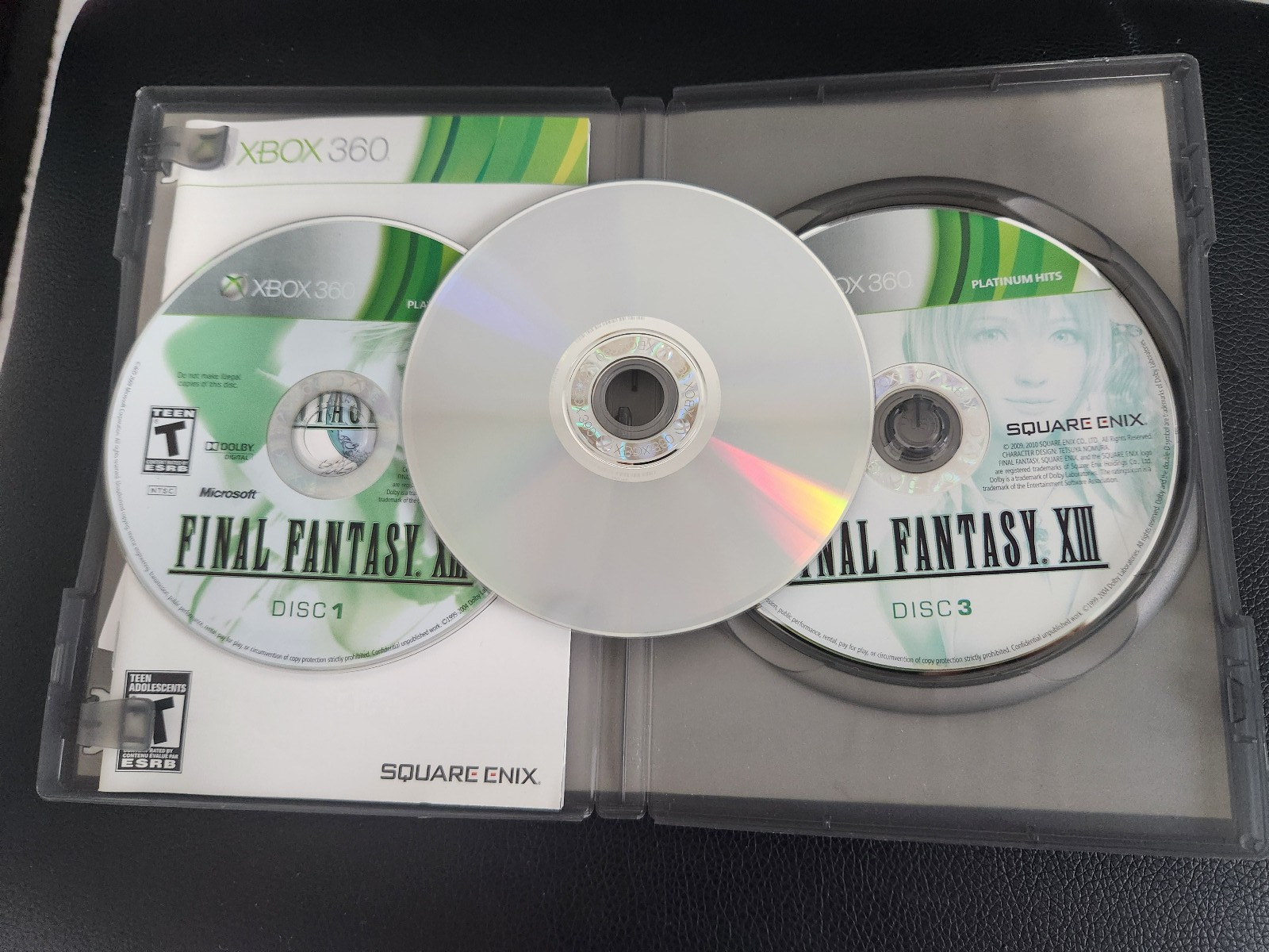 Final Fantasy XIII Xbox 360 (2010) Complete 3 Disc Set w/ Manual - photo 5