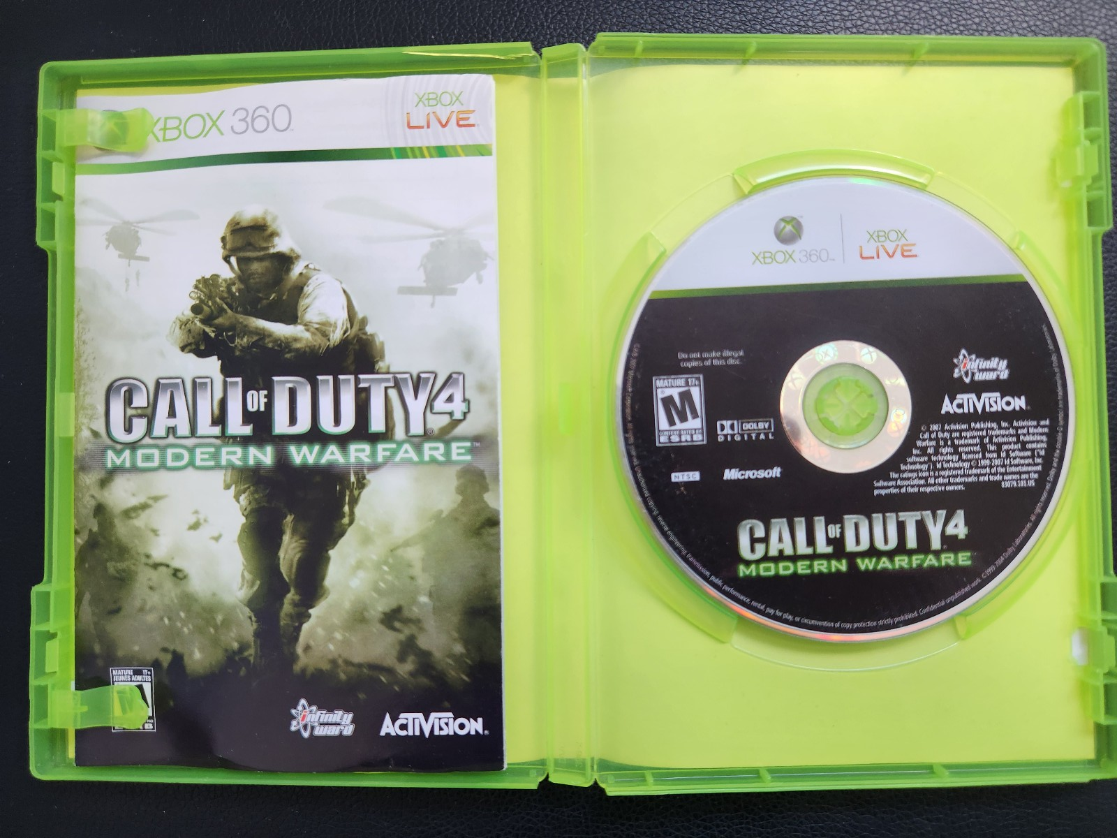 Call of Duty 4: Modern Warfare (Xbox 360, 2007) w/ Manual - photo 3