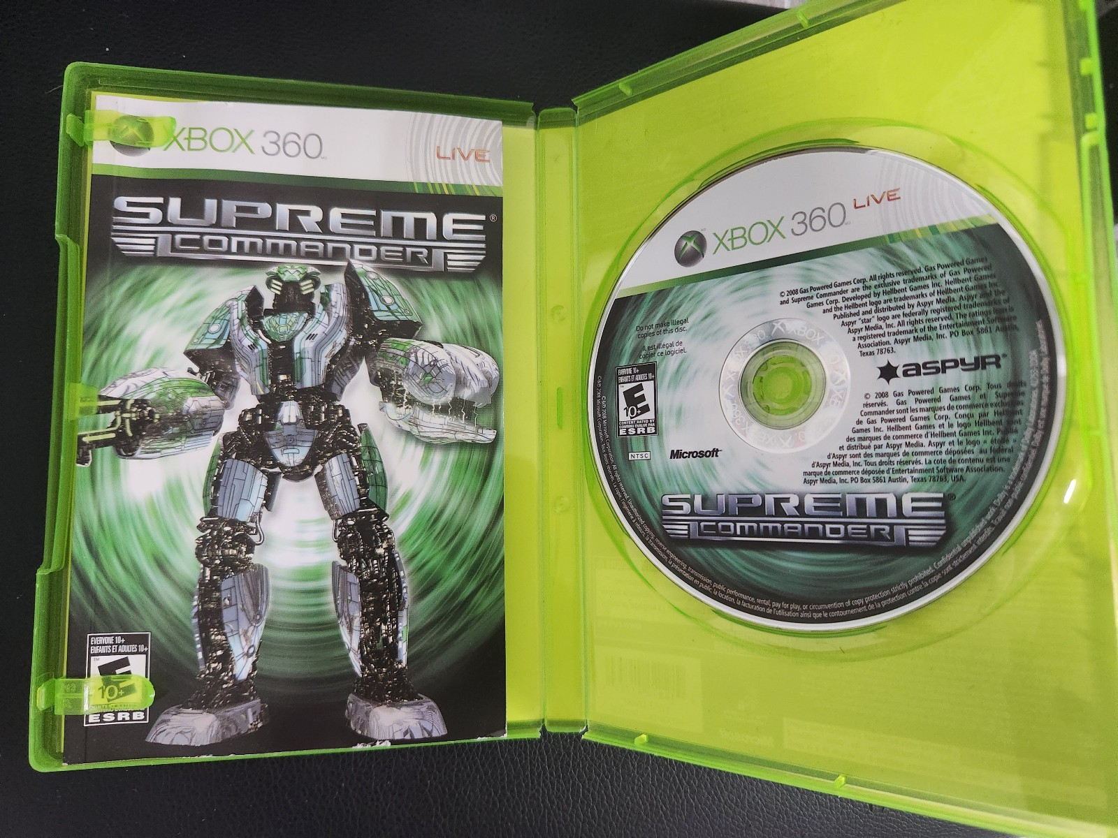 Supreme Commander Xbox 360 - Complete In Box & Tested - photo 3