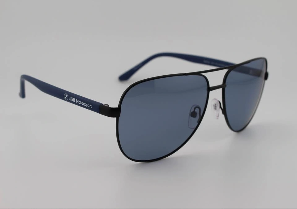BMW MOTORSPORT Men’s Aviator Blue Sunglasses BS0028-02M-62 - photo 2