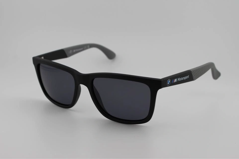 BMW MOTORSPORT Men’s Black Sunglasses Rectangle BS0031-02D-54 - photo 2