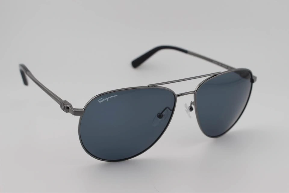SALVATORE FERRAGAMO Men’s Aviator Sunglasses SF157S-015-60 - photo 4