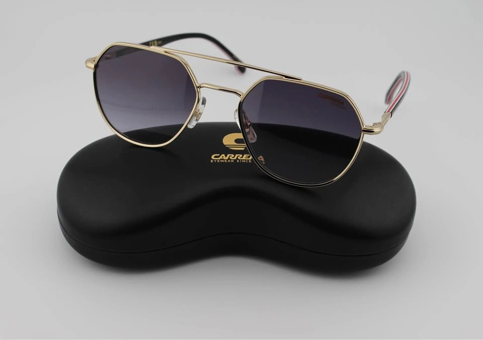 Carrera Grey Hexagonal Unisex Sunglasses 303/S 0W97/9O 53 NEW - photo 4