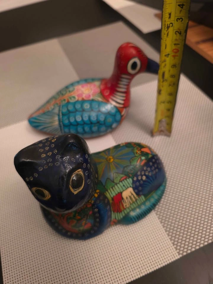 Mexican Folk Art Terracotta Animal Figurines - photo 4