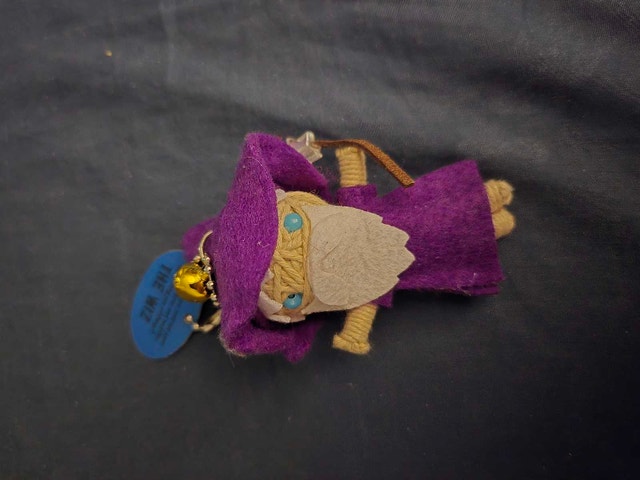 Witchover VooDooDolls Wizard Keychain with Bell