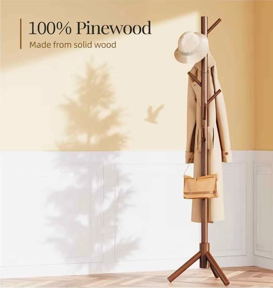 Wooden Coat tree stand - photo 4