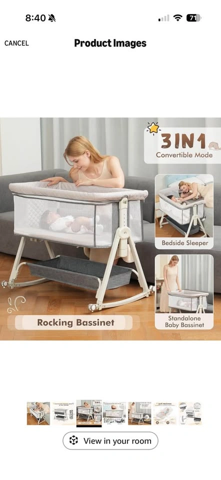 Baby Bassinet (never used) - photo 2